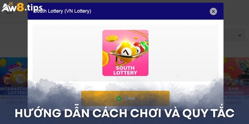 Quy trình tham gia xổ số AW8 đơn giản