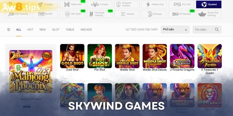 Skywind Games - Mang đến kho game độc đáo
