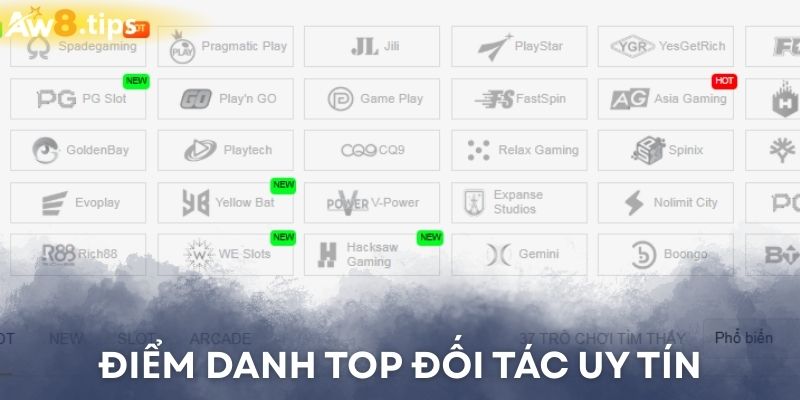 Top đối tác chiến lược uy tín nhất