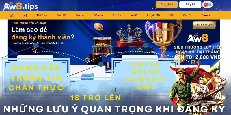 Đăng ký AW8 đúng cách – Đừng bỏ qua những điều sau