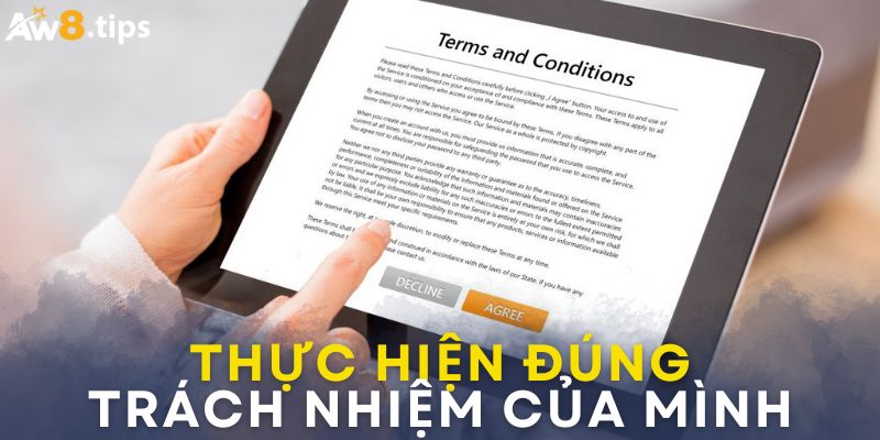 Cùng nhau thực hiện đúng trách nhiệm của mình