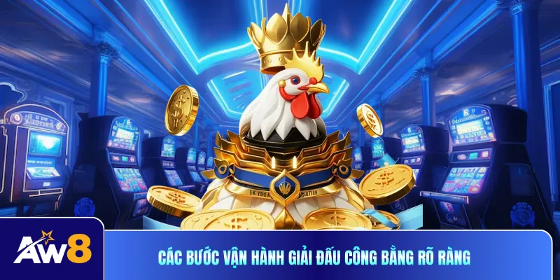 Các bước vận hành giải đấu công bằng rõ ràng