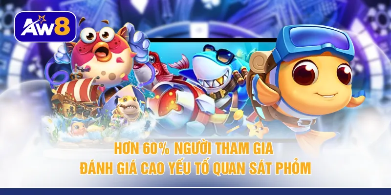 Hơn 60% người tham gia đánh giá cao yếu tố quan sát Phỏm