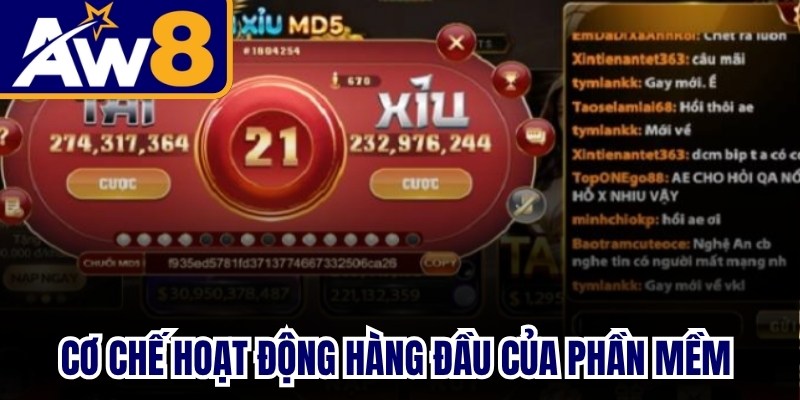 Cơ chế hoạt động hàng đầu của phần mềm tool hack tài xỉu