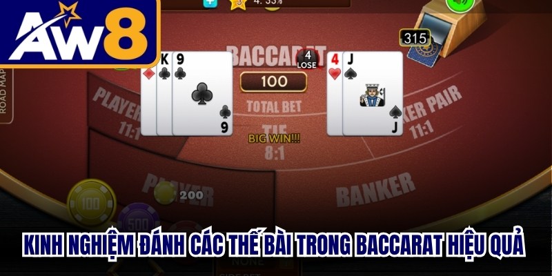 Kinh nghiệm đánh các thế bài trong game baccarat hiệu quả cho anh em