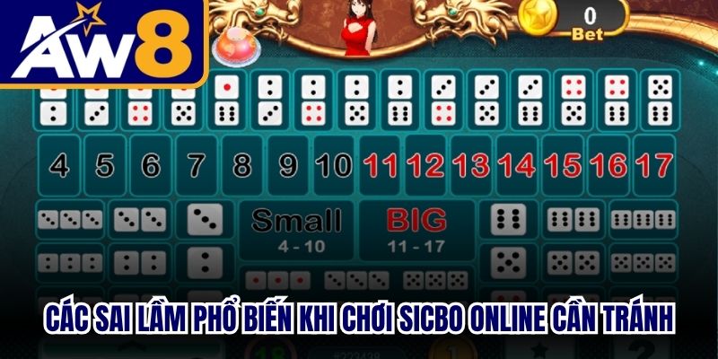 Các sai lầm phổ biến khi chơi sicbo online mà hội viên cần tránh
